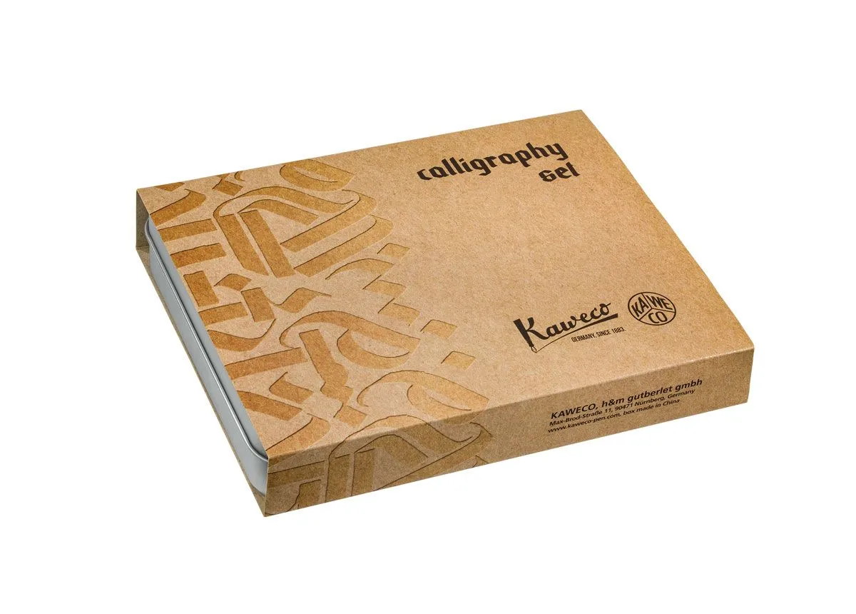 Kaweco Calligraphy Sport Set Natural Coconut premium wrapped