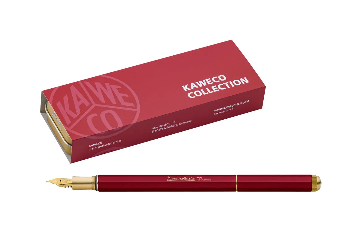 washable Kaweco Collection Red Fountain Pen