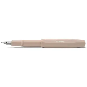 Kaweco Skyline Sport Macchiato Fountain Pen linen leather