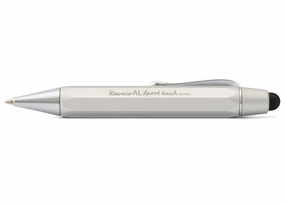 Kaweco Al Sport Silver Touch Ballpoint Pen large biodegradable