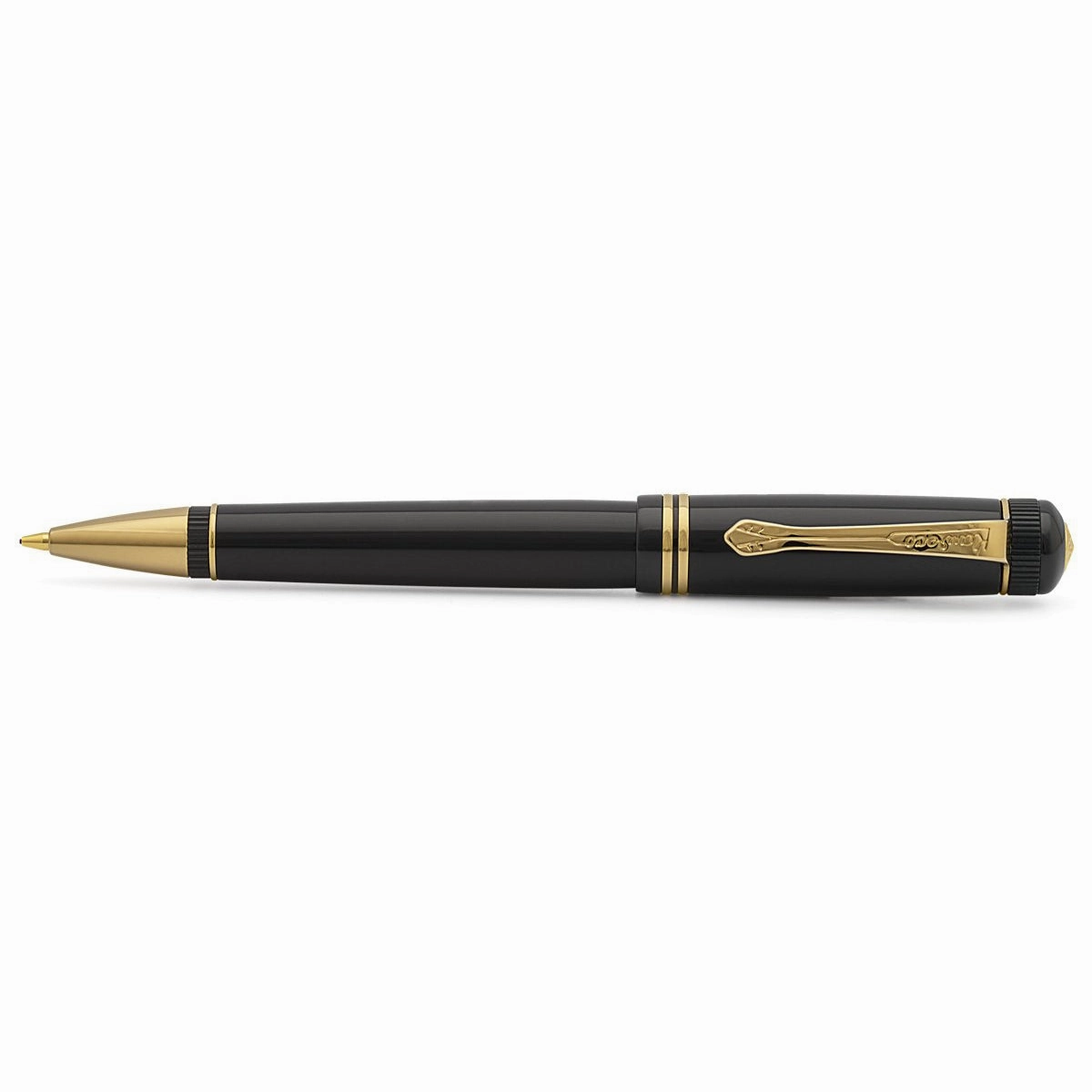 robust metal Kaweco Dia 2 Pvd Gold Ballpoint Pen