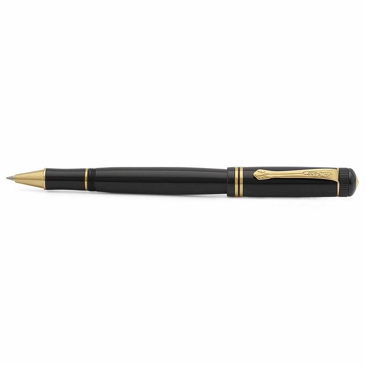 warm vintage Kaweco Dia 2 Pvd Gold Rollerball Pen