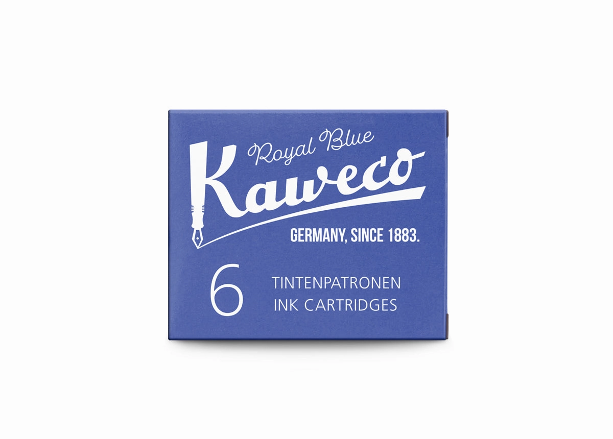 collapsible Kaweco Ink Cartridges Royal Blue 6-Pack