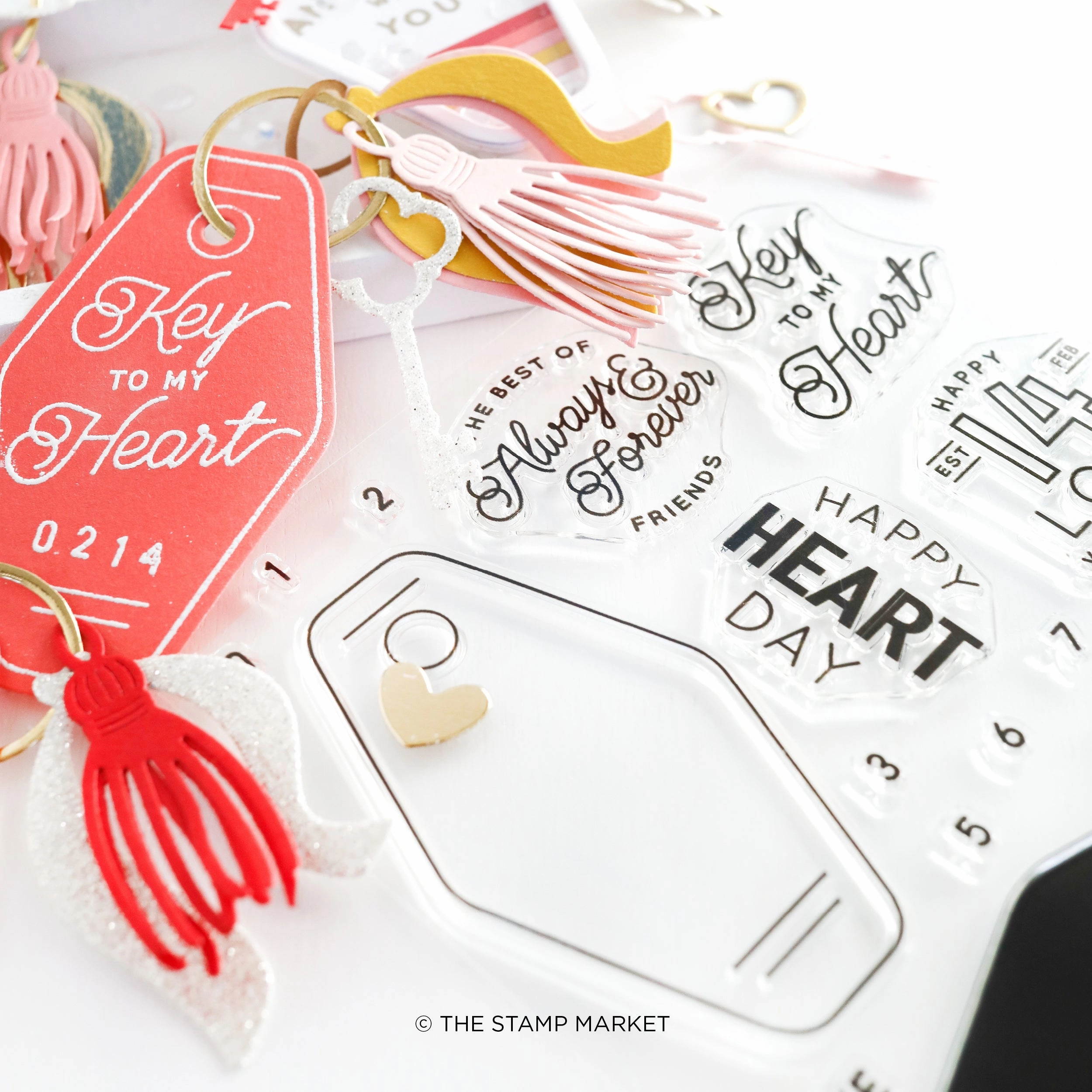 antislip strong Key To My Heart Stamp