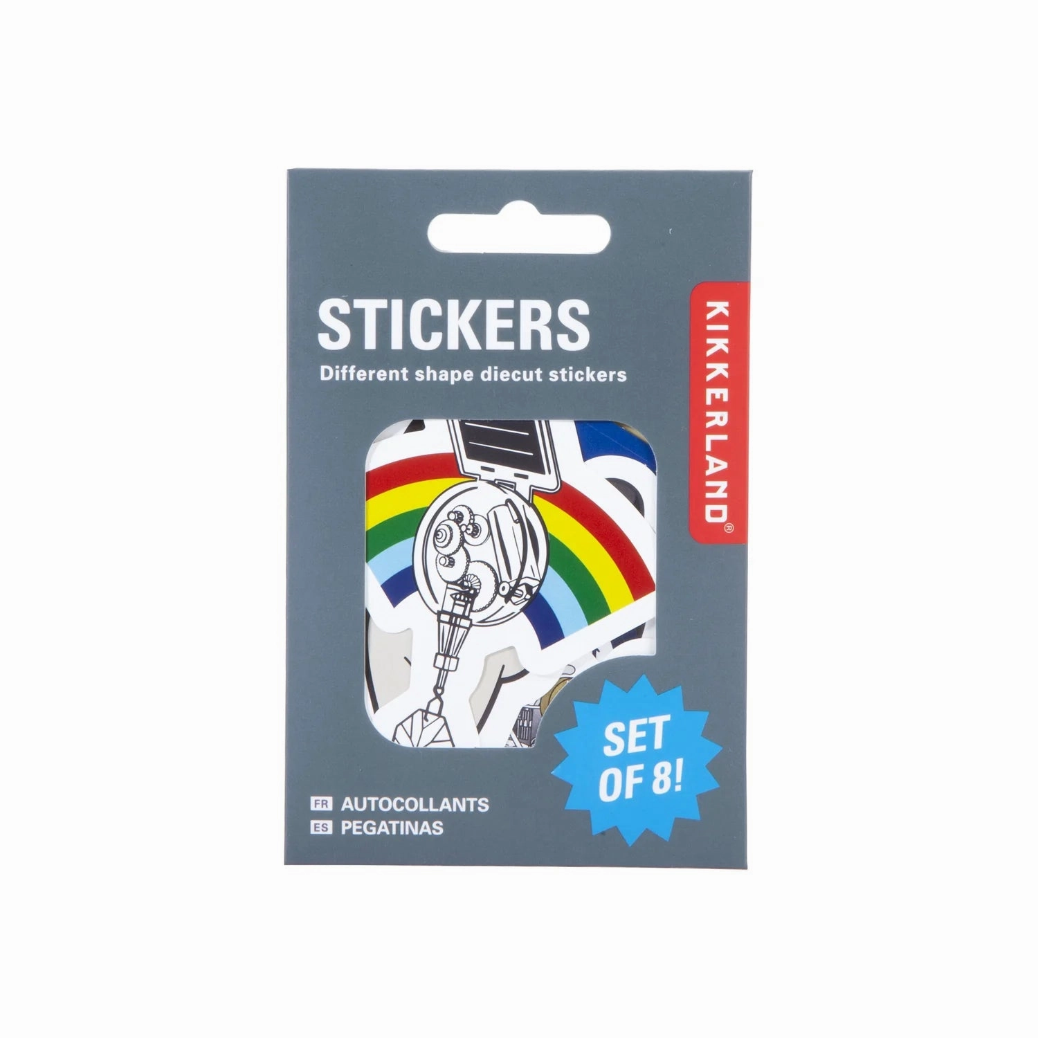 neutral wrapped Kikkerland Sticker Pack #2
