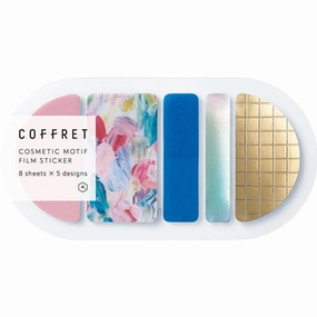 King Jim Coffret Cosmetic Motif Film Stickers Oval Pink Float neutral wholesale