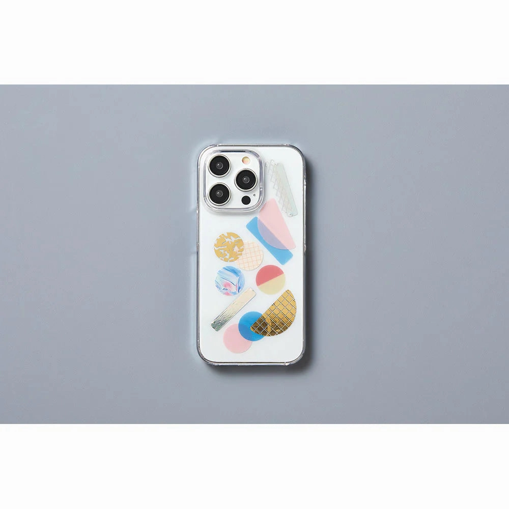 minimalist King Jim Coffret Cosmetic Motif Film Stickers Square Horizon Blue