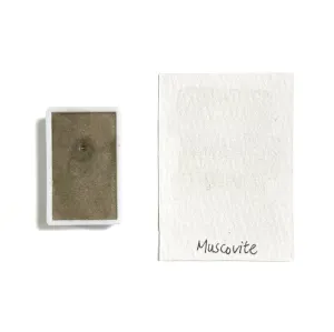 daily Muscovite White Pw20 - Artist Grade Handmade Honey Based Watercolor Paint Full Pan 3.2Ml