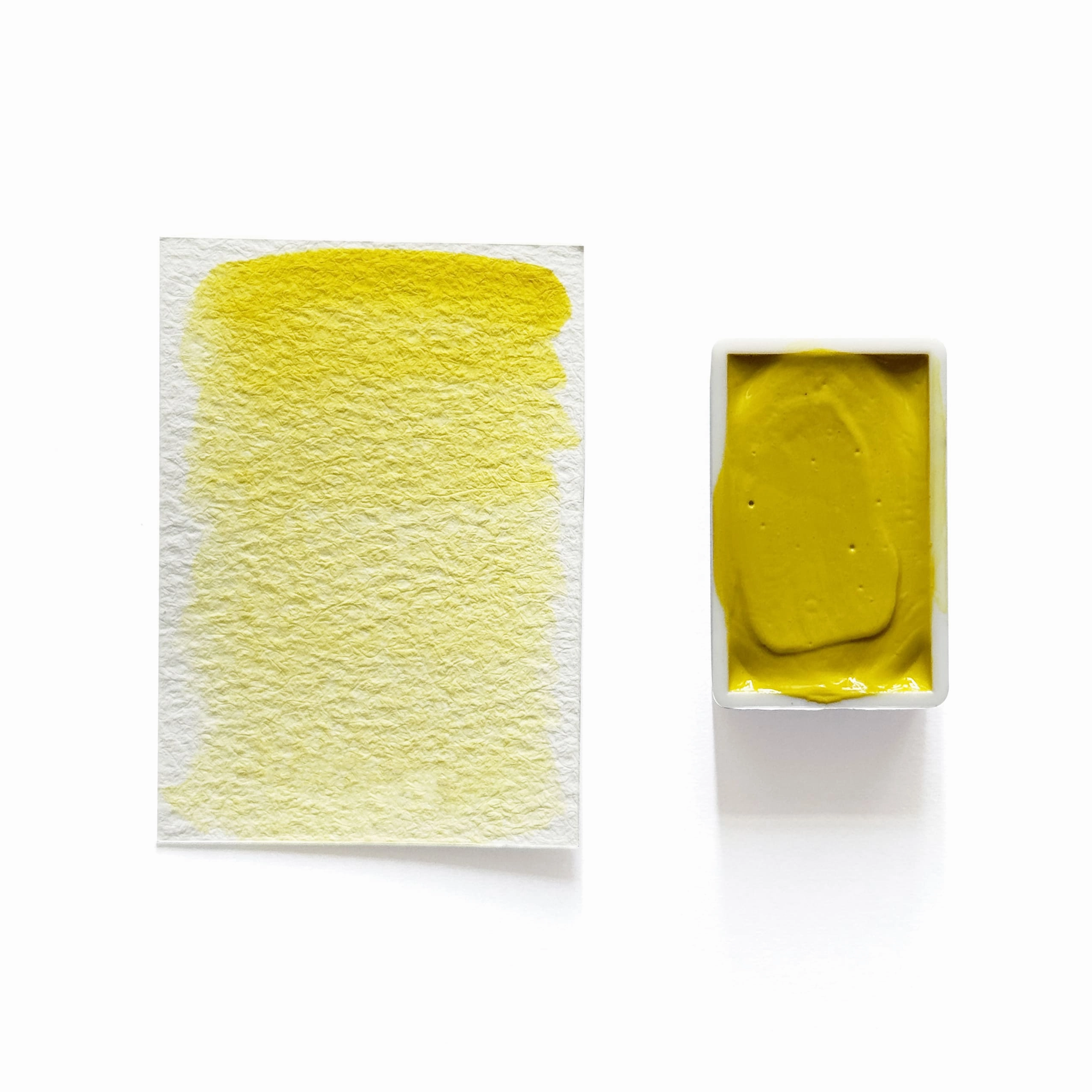 Azo Yellow Py151 - Artist Grade Handmade Honey Based Watercolor Paint Full Pan 3.2Ml retractable bright