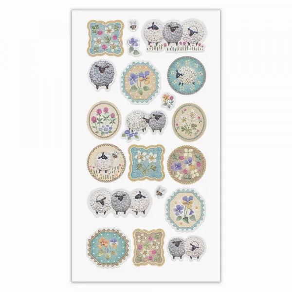 Fleurs & Chance Sticker Sheet - Cher metal muted