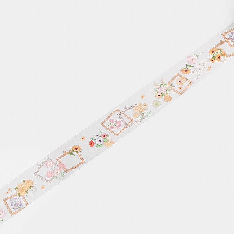vivid Flower Gallery Pet Clear Tape Bgm