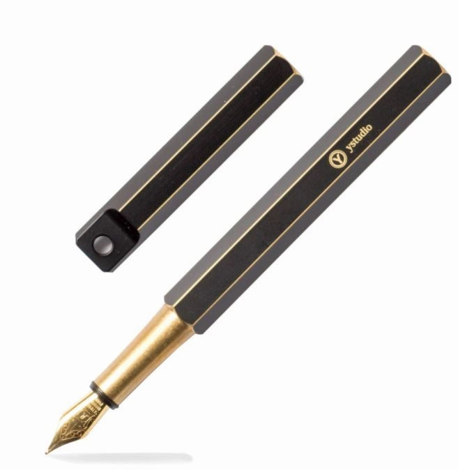 Ystudio Brassing Portable Fountain Pen portable
