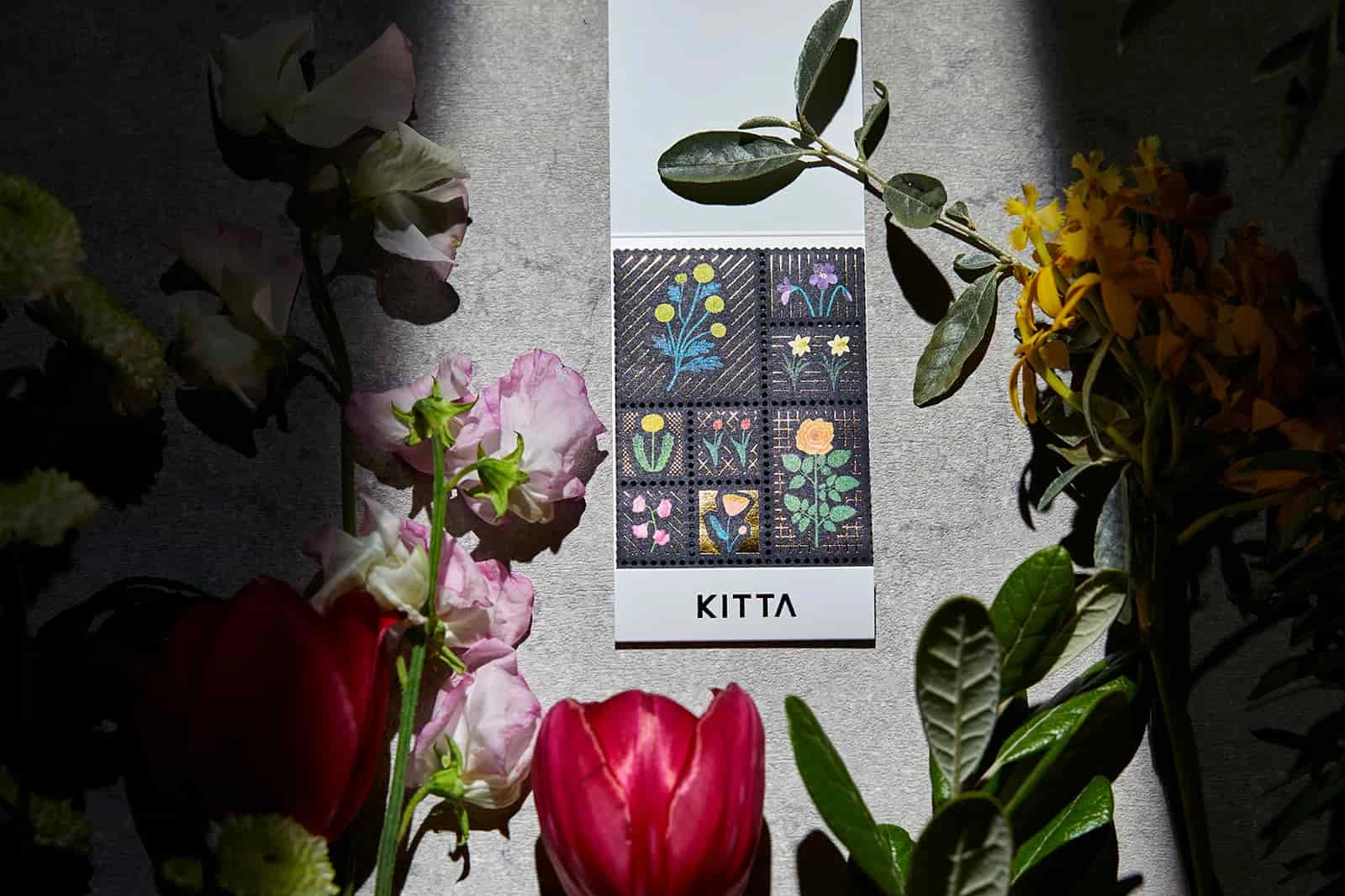 Kitta Stamp Sticker Flower economical special
