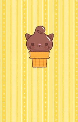 Kitty Cones Pocket Notebook Collection (Set Of 3) linen
