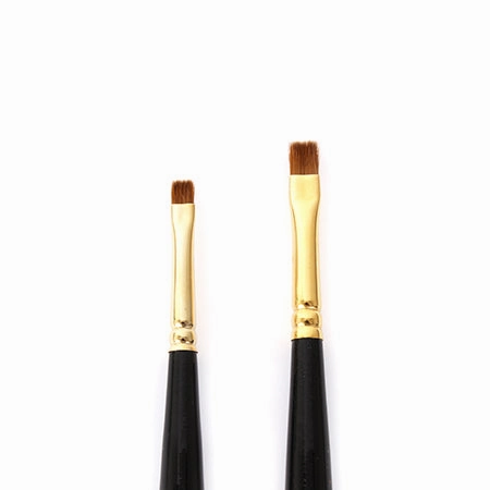Kolinsky Gold Sable Paintbrush - Short Flat, #12 washable