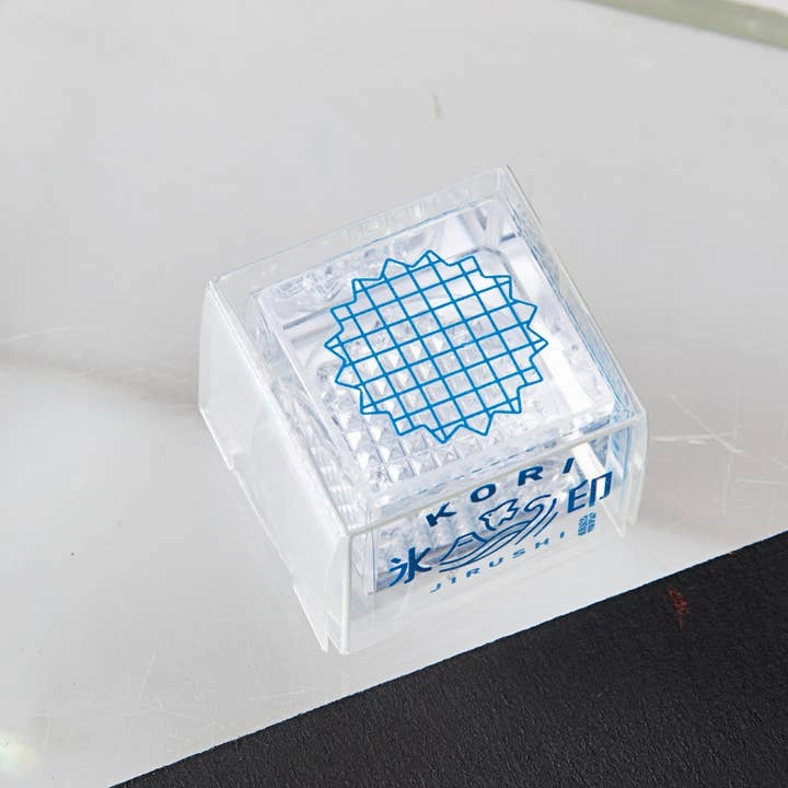 Kori Jirushi Crystal Clarity Stamp- Grid superior