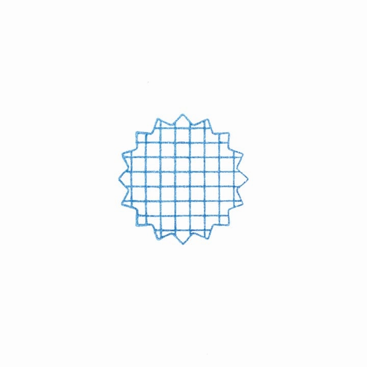 Kori Jirushi Crystal Clarity Stamp- Grid popular