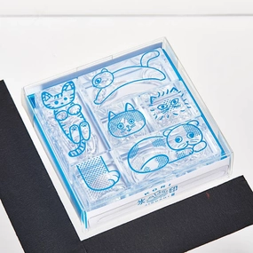 budget Kori Jirushi Crystal Clarity Stamp Set- Cat