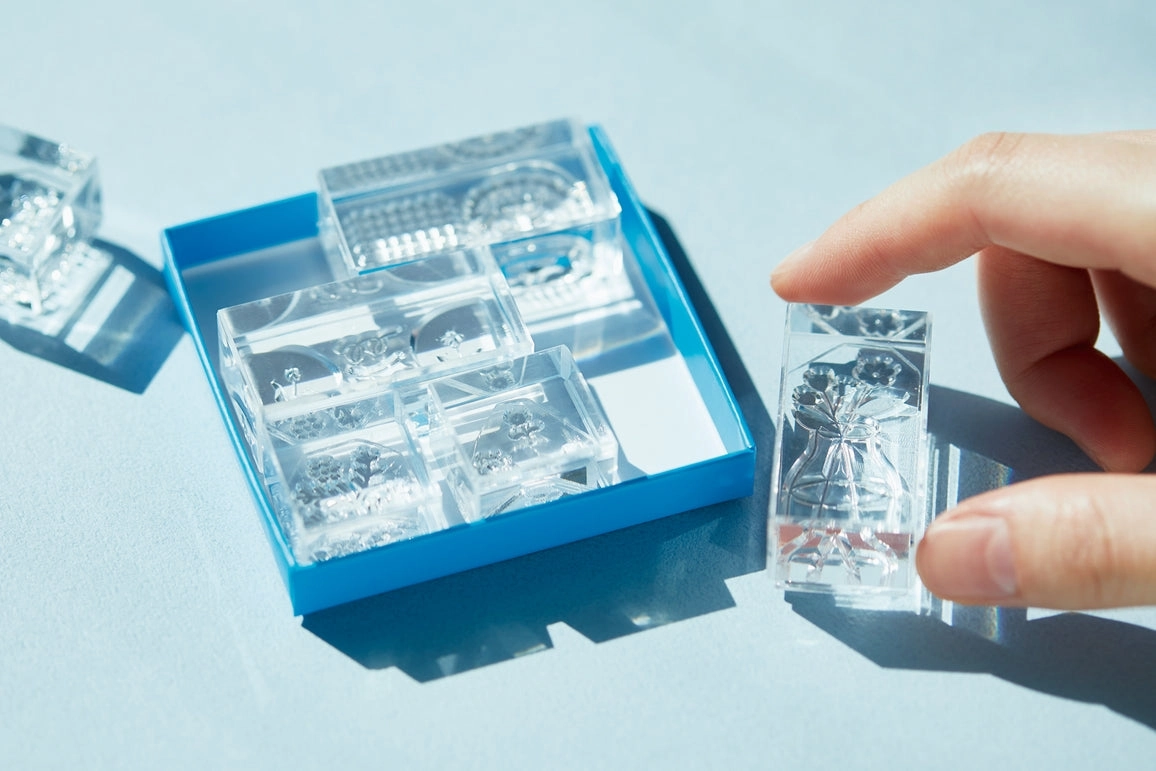 Kori Jirushi Crystal Clarity Stamp Set- Cat cool springloaded