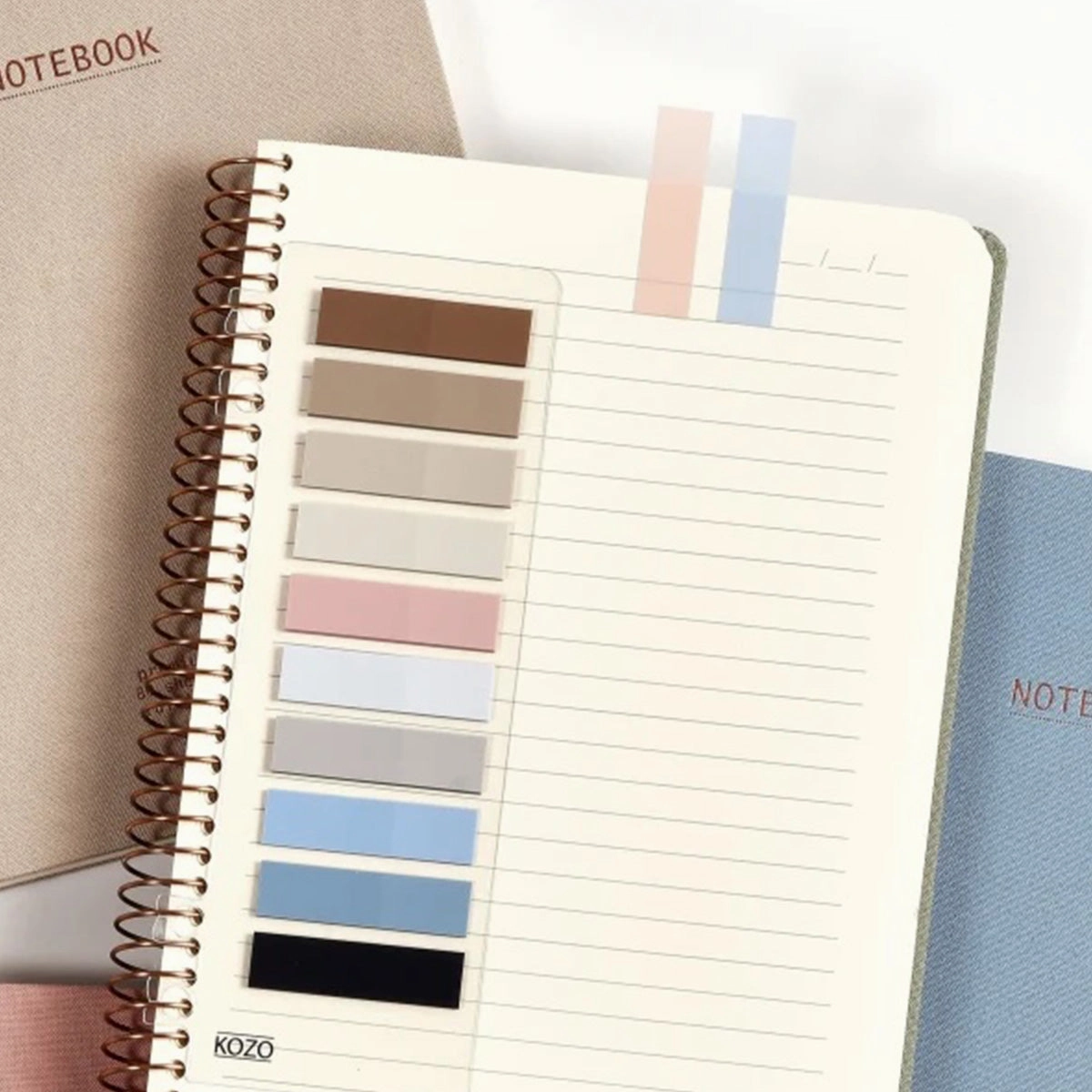 metal Kozo Index Tabs // Beach