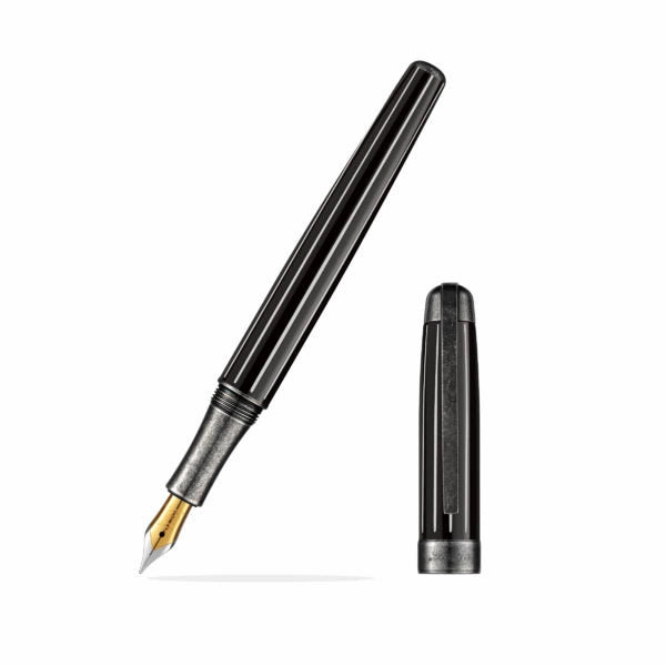 Laban Antique Ii Gunmetal Fountain Pen rugged