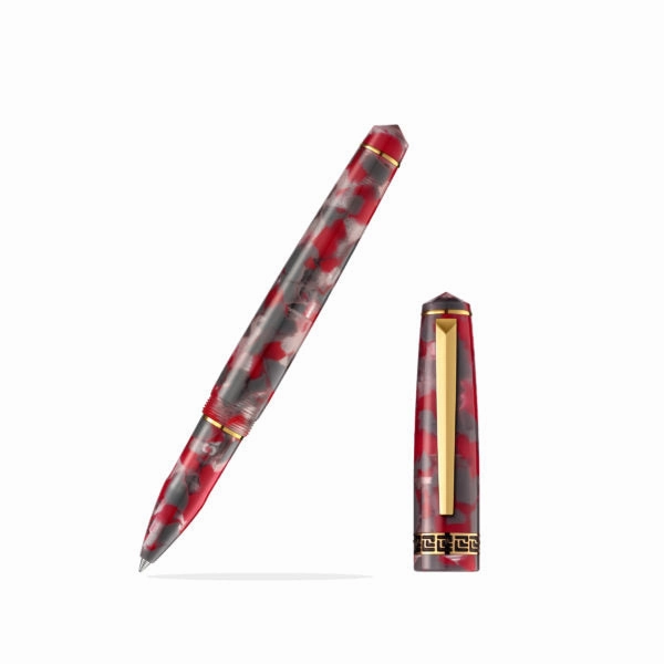 Laban Rosa Red Rollerball Pen classic washable