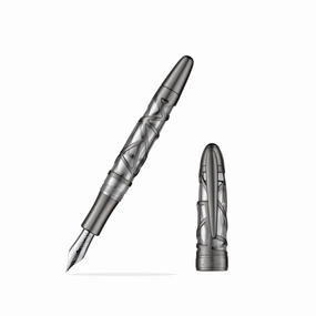 collectible locking Laban Skeleton Gunmetal Fountain Pen