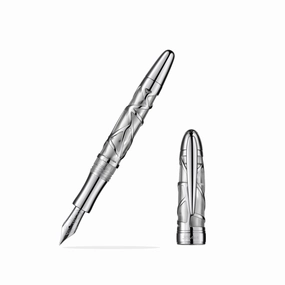 Laban Skeleton Silver Fountain Pen bundle