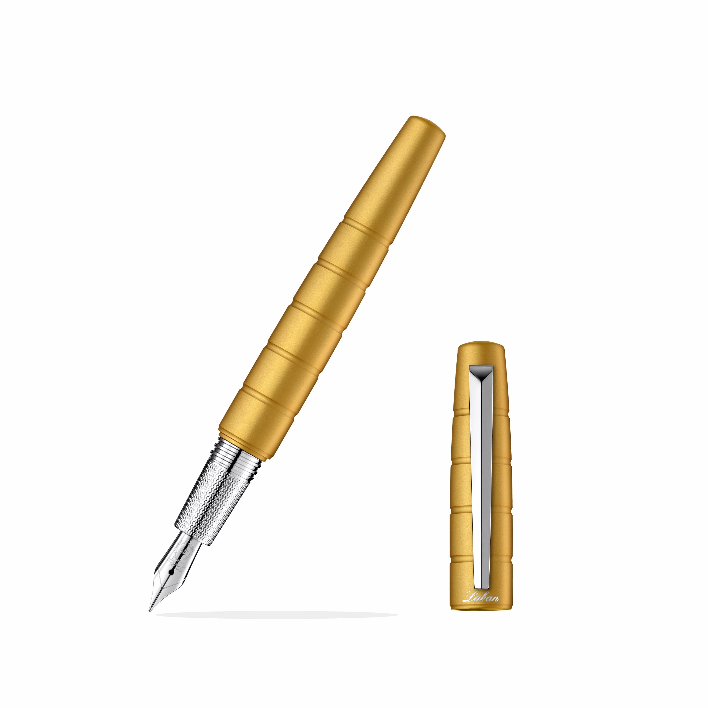 Laban Solar Yellow Fountain Pen lasting paper