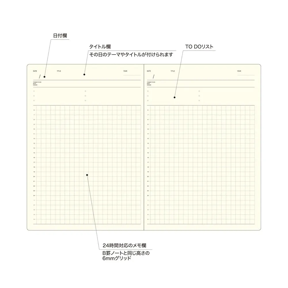 tiny Laconic Style A5 Refill - Daily