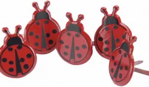 Lady Bug Brads 12  Pieces bronze