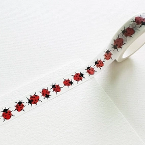 Ladybird Ladybug Washi Tape short metallic