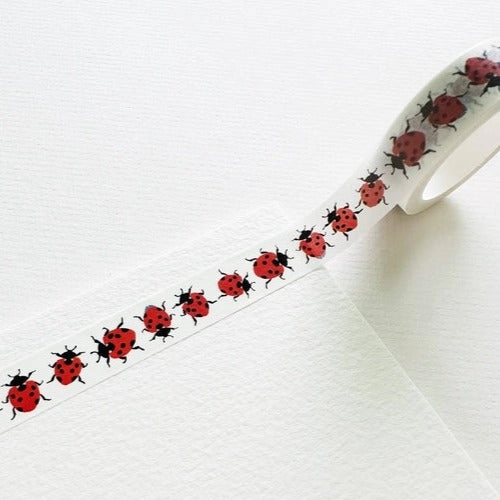 Ladybird Ladybug Washi Tape short metallic