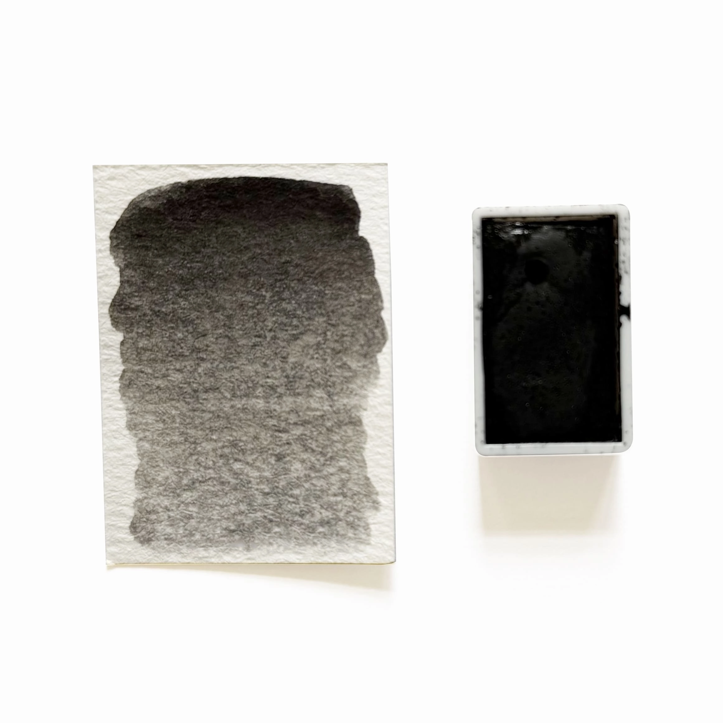 Lamp Black Pbk7 - Artist Grade Handmade Honey Based Watercolor Paint Full Pan 3.2Ml glass latest