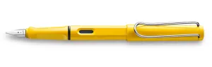 Lamy Safari Yellow Fountain Pen recycled minimalist