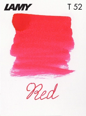 bright plastic Lamy Bottled Ink 50Ml Red