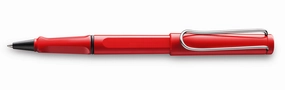 resin Lamy Safari Red Rollerball Pen