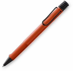 Lamy Safari Terra Red Ballpoint Pen expandable