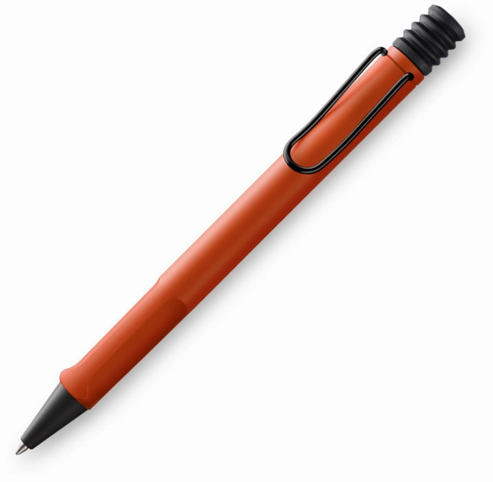 Lamy Safari Terra Red Ballpoint Pen expandable