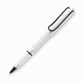 Lamy Safari White & Black Rollerball Pen magnetic soft