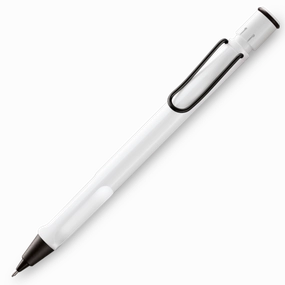 plastic flat Lamy Safari White And Black Mechanical Pencil