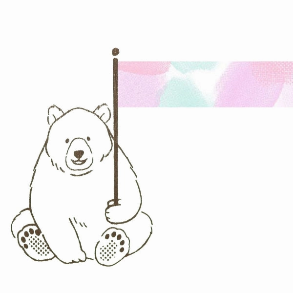 Beverly Companion Rubber Stamp - Bear multipack flexible