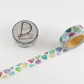 Diamond Washi Tape Space Craft versatile