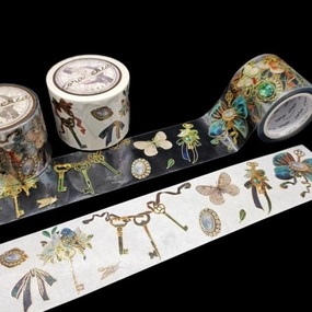 elegant Keys Raised Foil Washi Tape