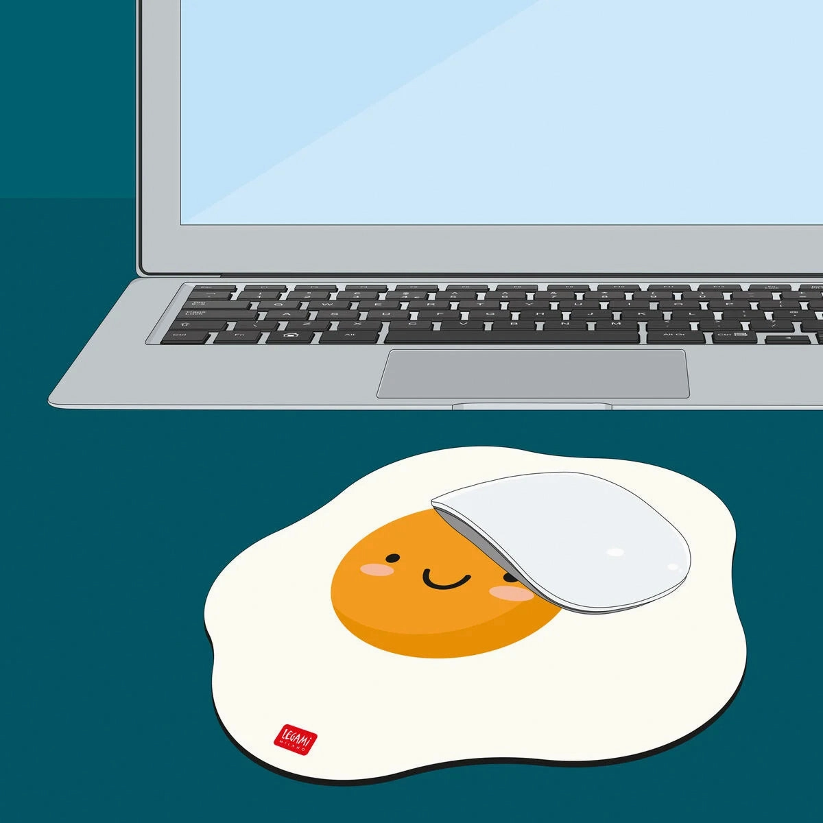 steel washable Mousepad // Egg