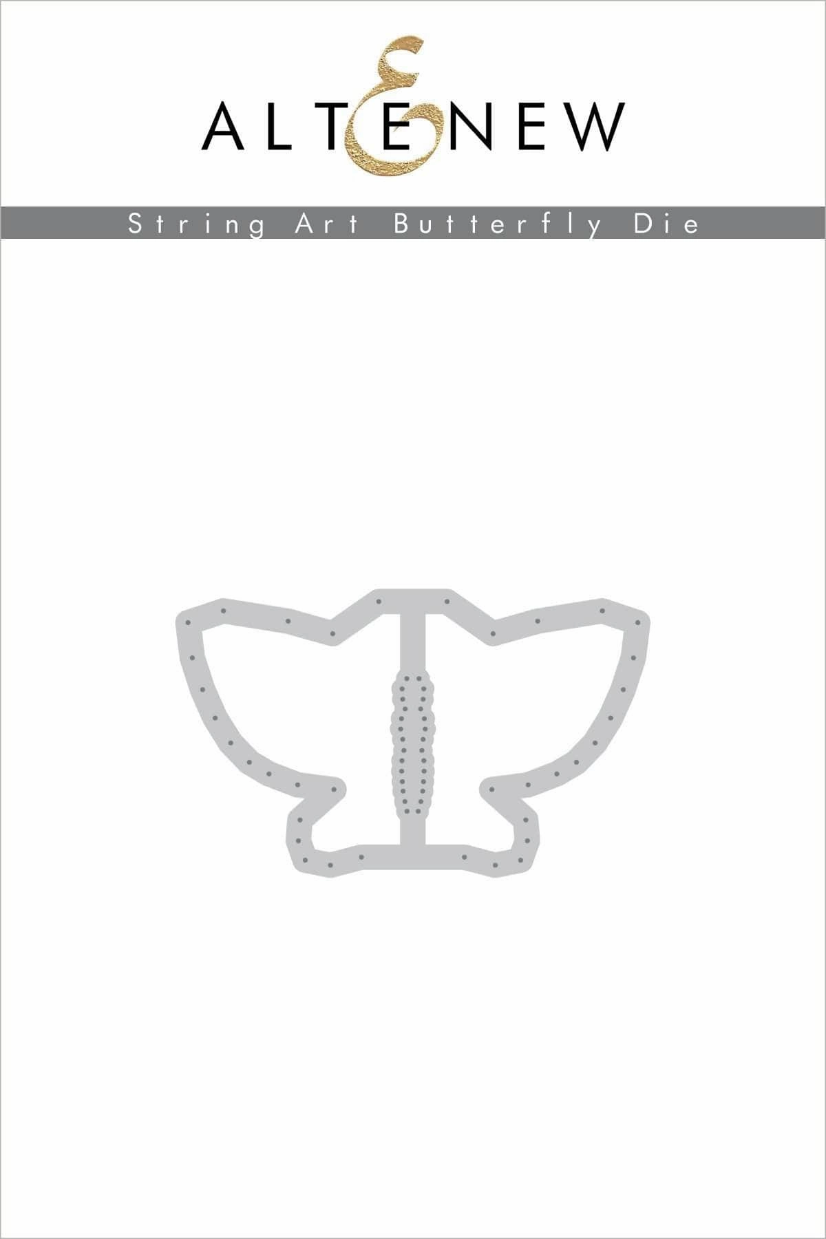 sleek String Art Butterfly Die
