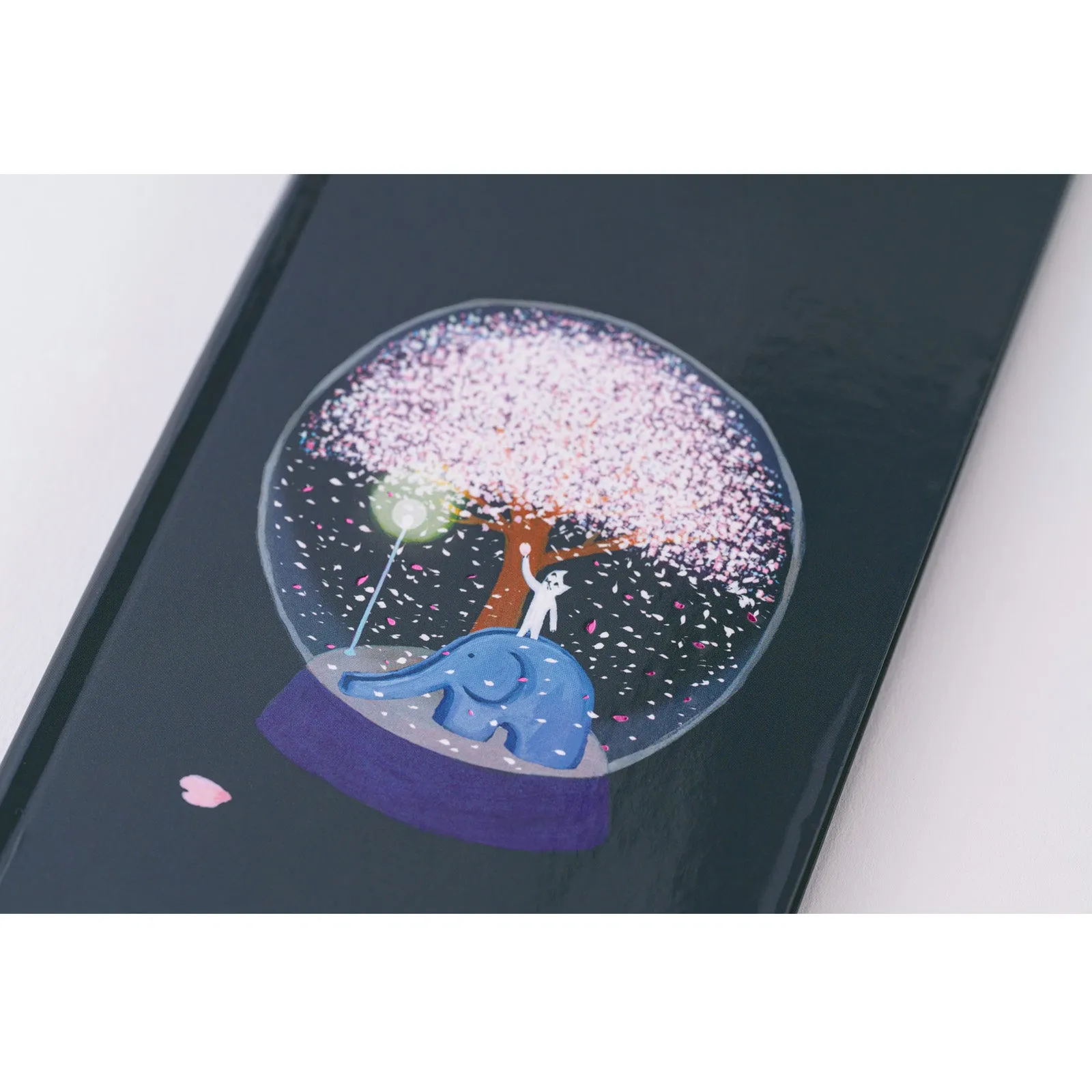 waterproof superior Hobonichi 2025 Weeks Hiroko Kubota Night Cherry Blossom Snow Globe