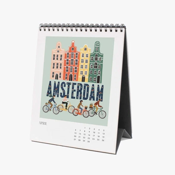 wholesale 2025 Greetings From Around The World Desk Calendar