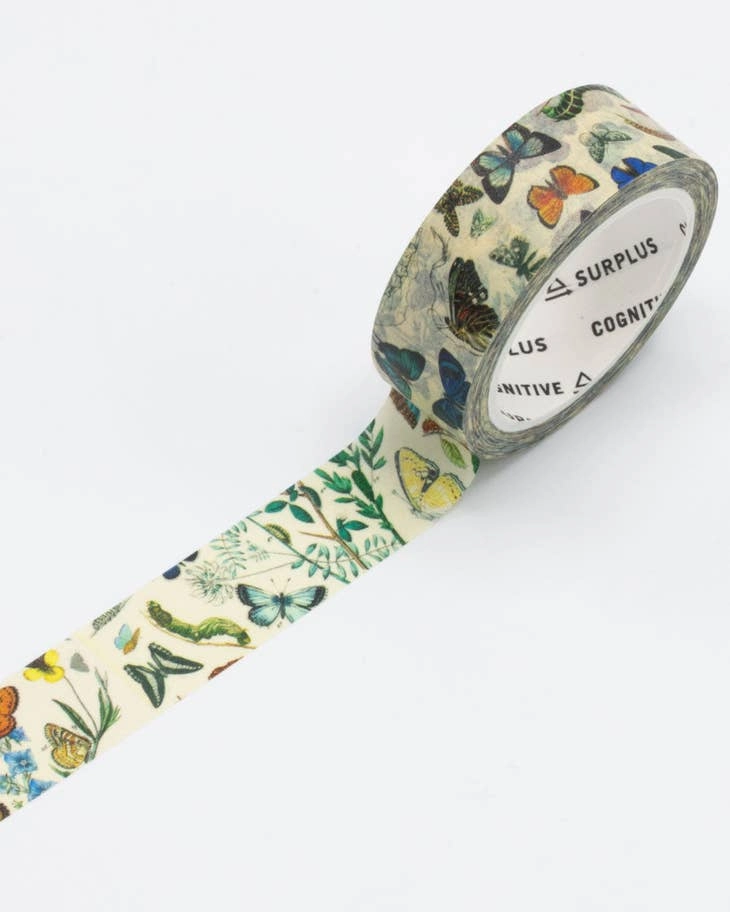 locking Butterfly Garden Washi Tape