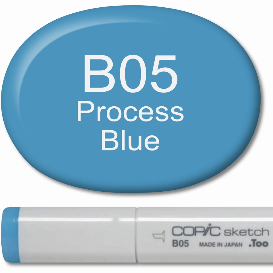 Copic Sketch Marker - B05 Process Blue shiny classic